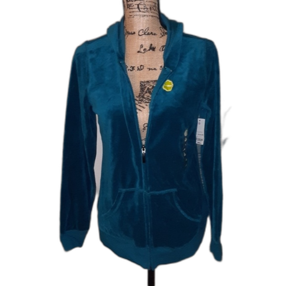Made For Life Small Tahoe Teal Hooded Sweatshirt NWT